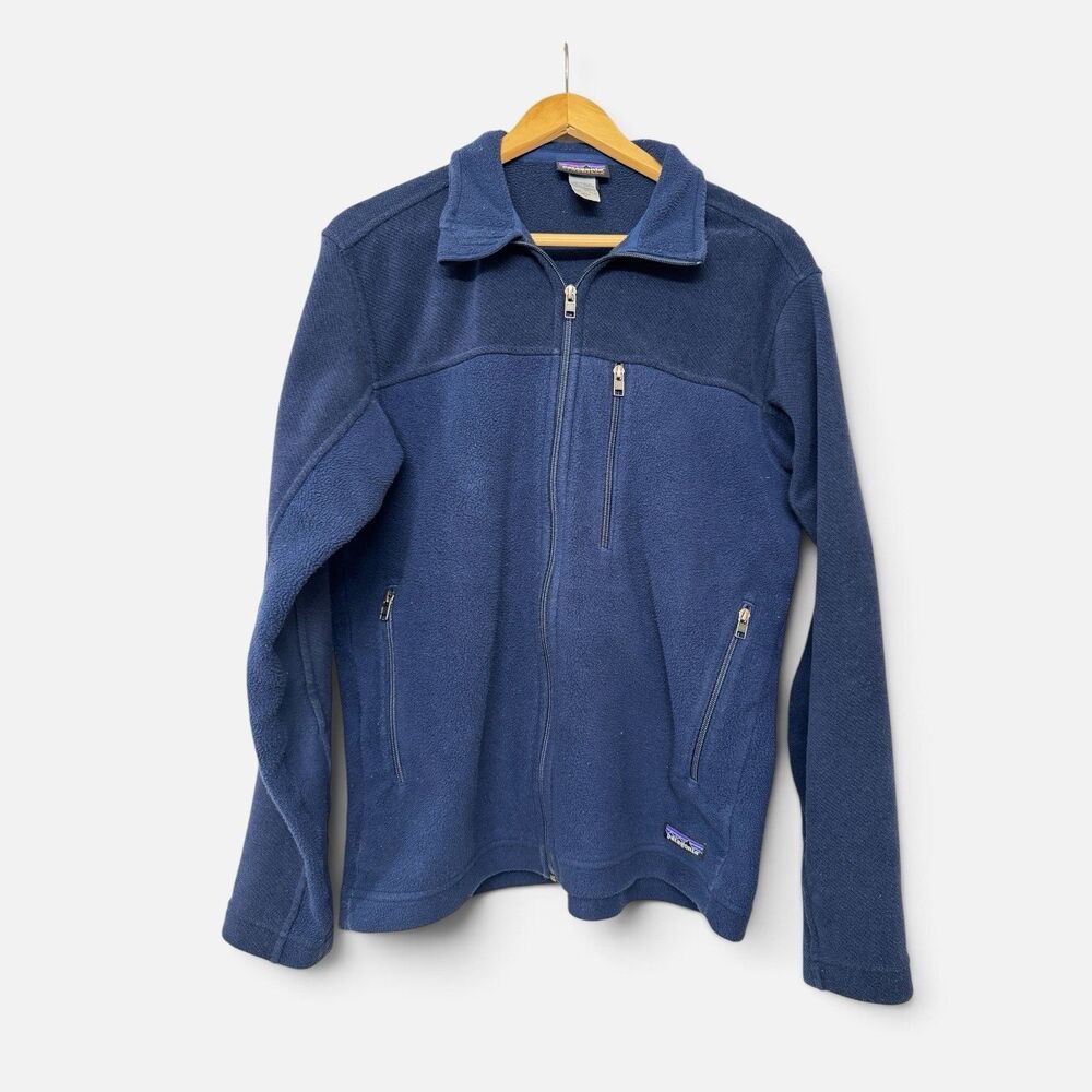 Patagonia Men's Synchilla Full-Zip Fleece jacket - Navy Blue - Size M